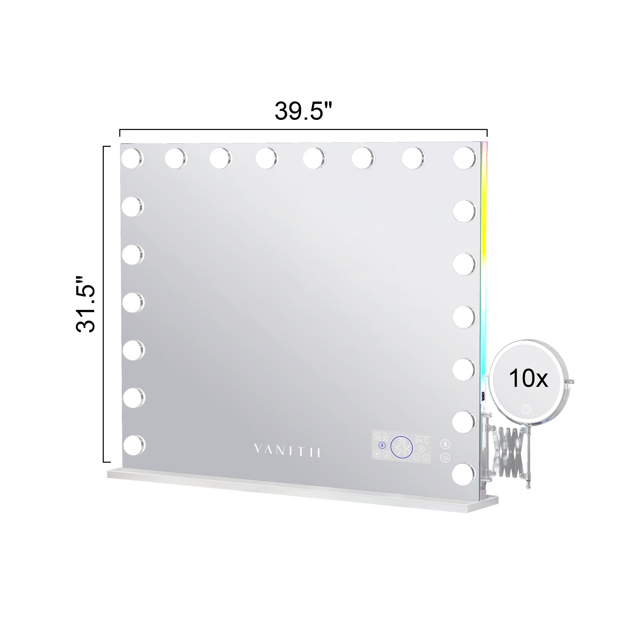 Size of VANITII Hollywood 20 Bulbs Light Mirror