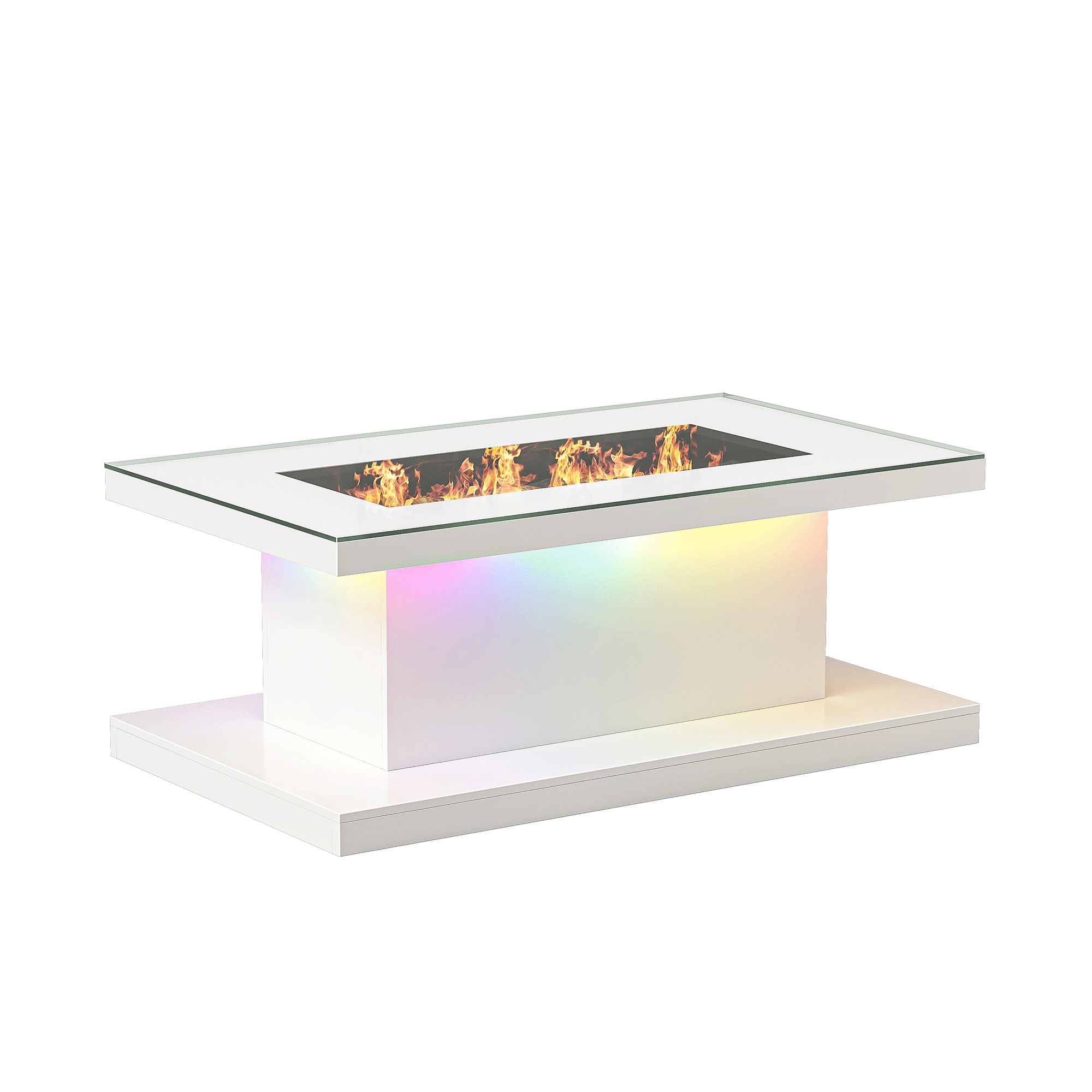 Kelly Coffee Table with Realistic Flame Effect