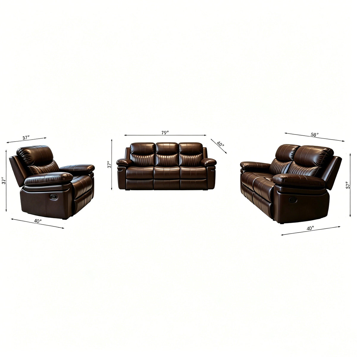 MANUAL RECLINER SOFA
