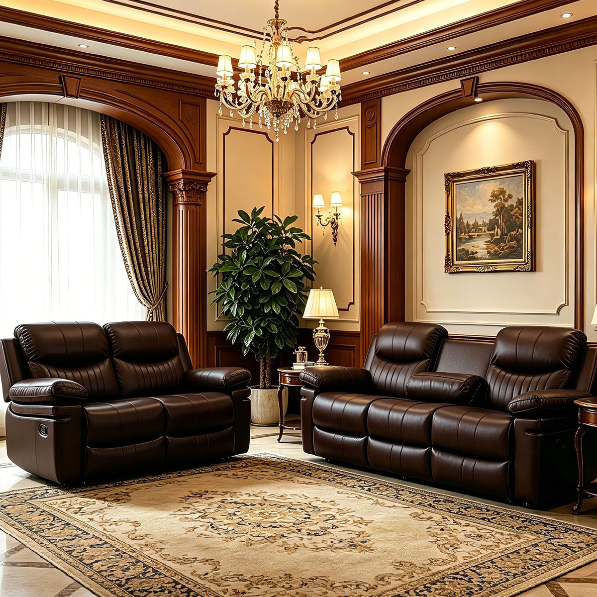 MANUAL RECLINER SOFA SET