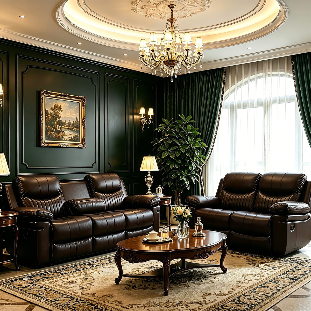 MANUAL RECLINER SOFA SET