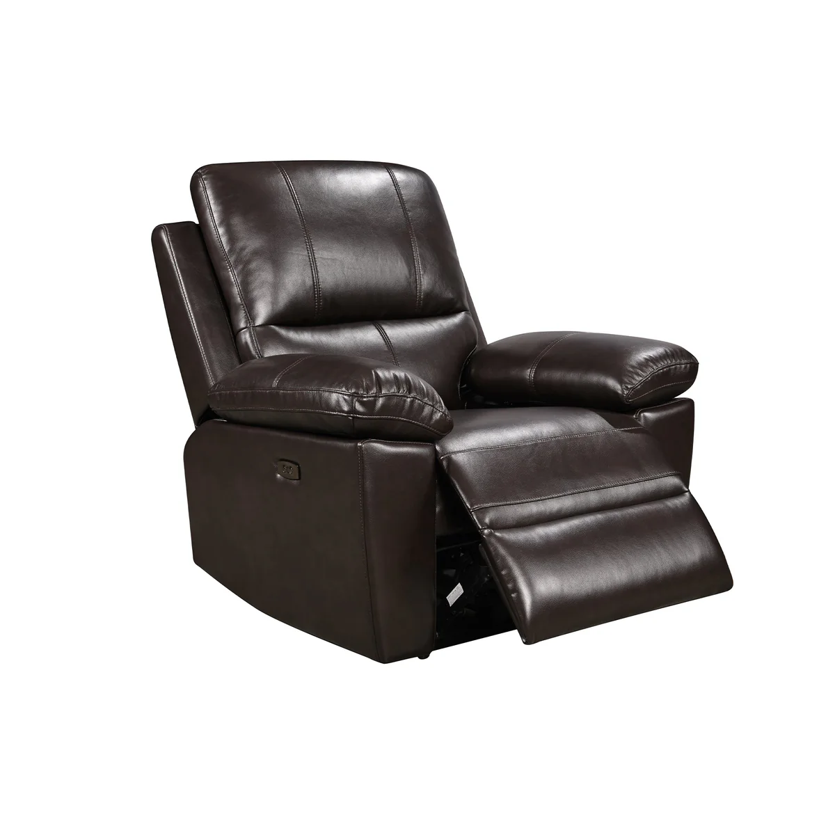 Power Reclining Sofa Set, Electric Recliner & 1-Seater Couch for Living Room