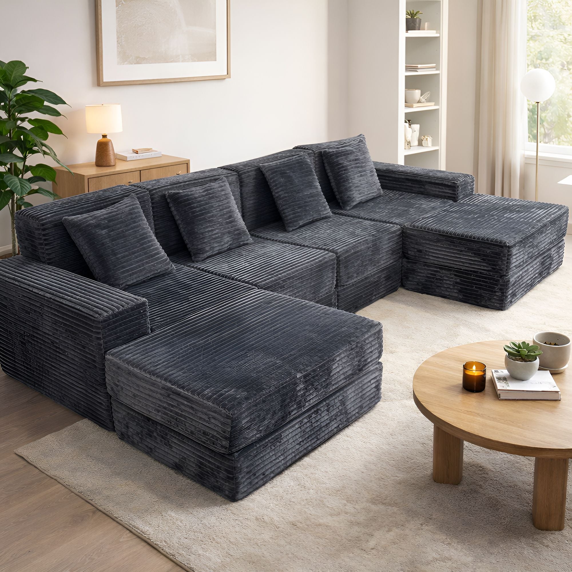 Modular Sofa Bed 4set-02