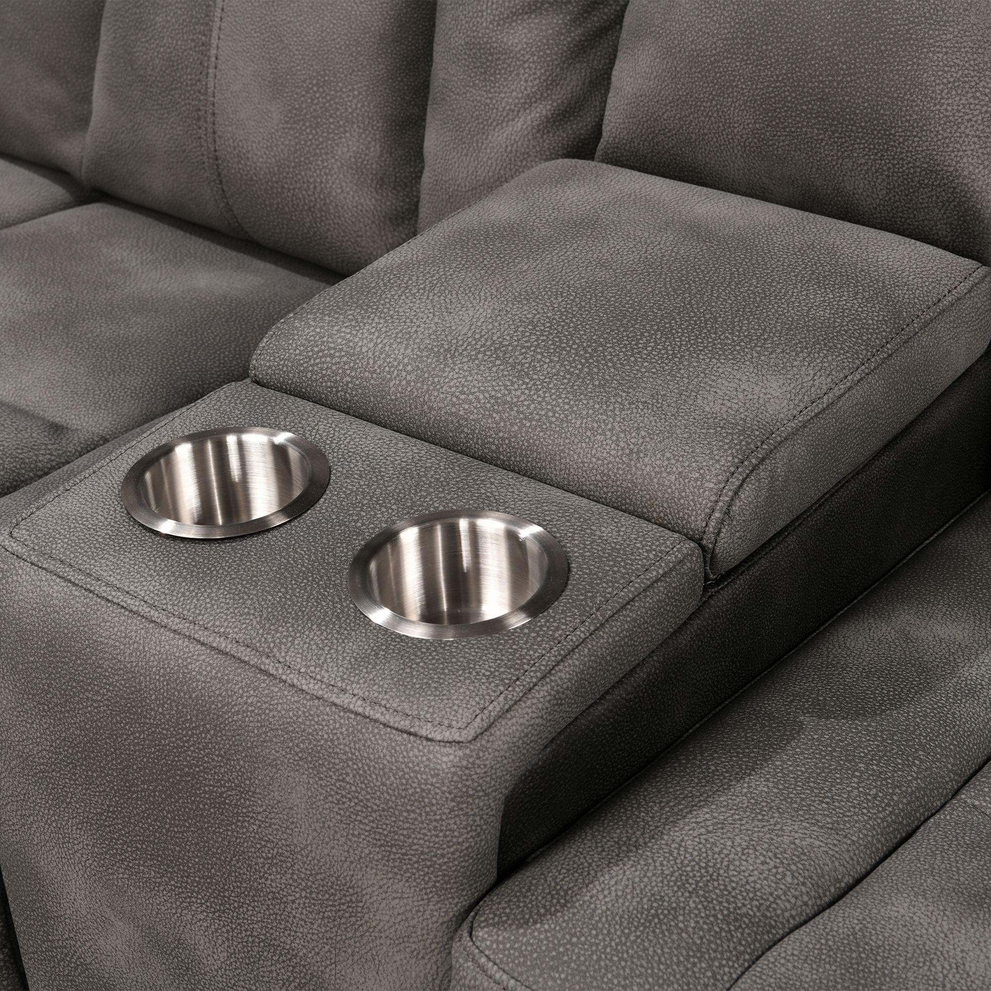 Power Recliner Sectional MC2866 Gray