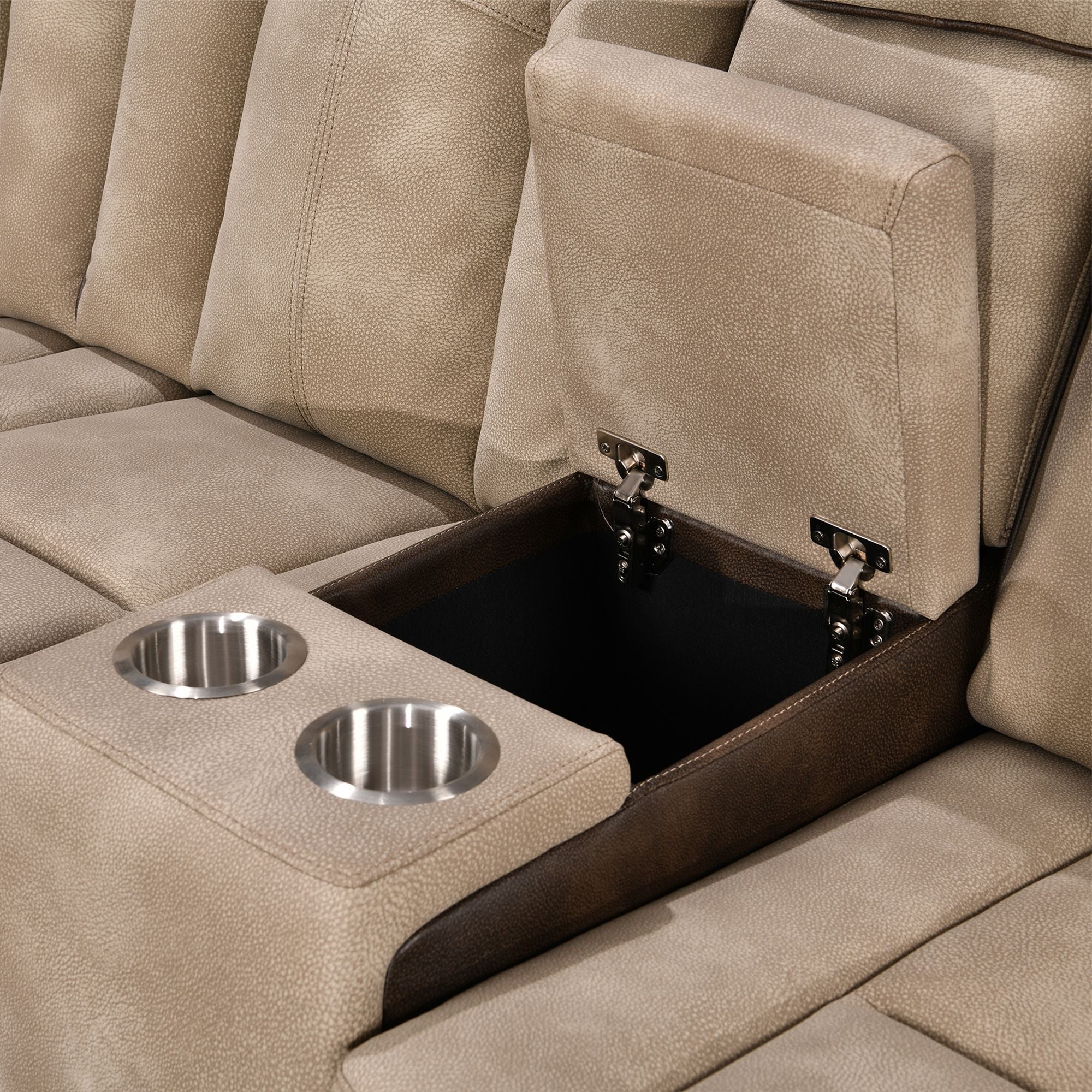 Power Recliner Sectional MC2866 Brown