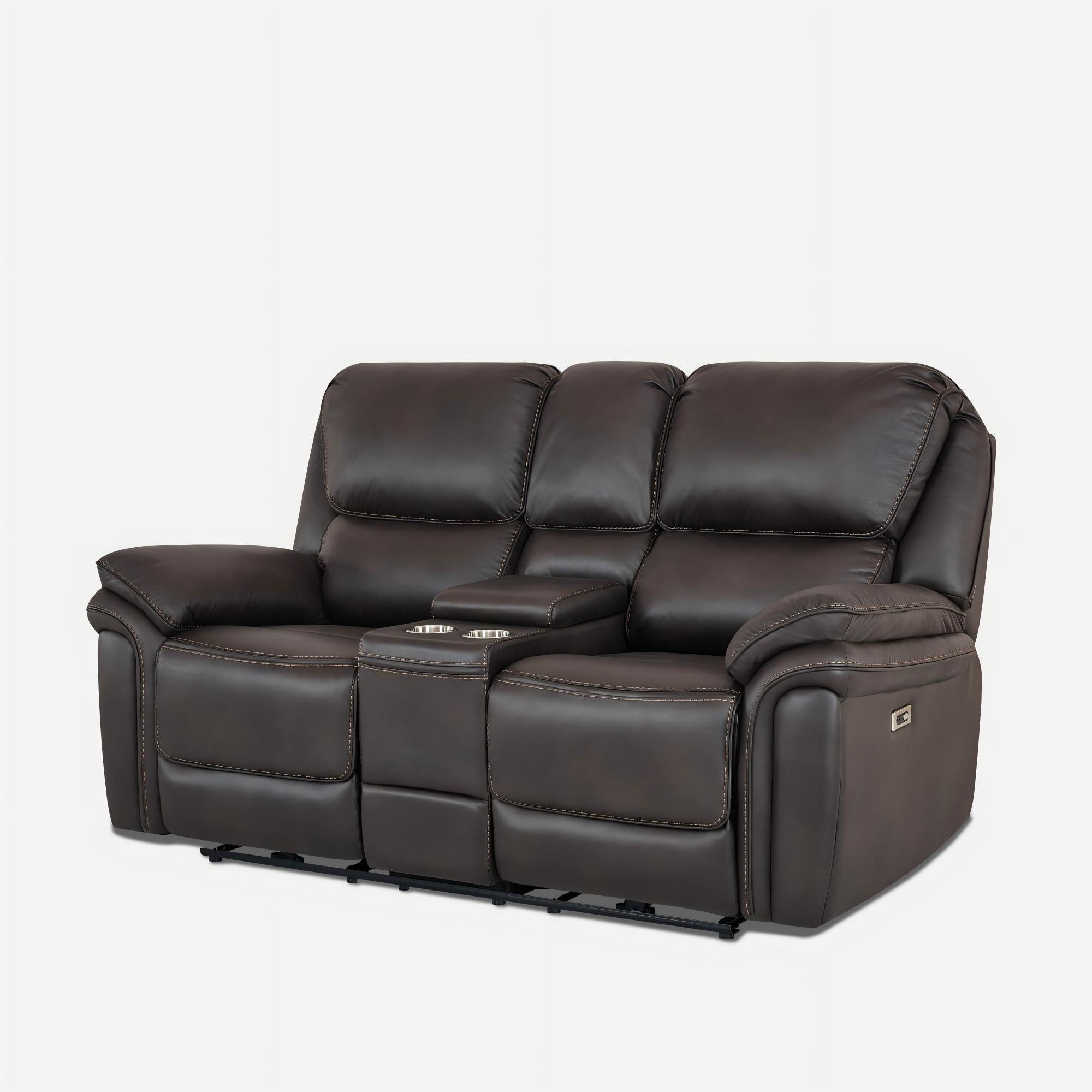 Melt Padded Backrest Faux Leather Recliner 2PP