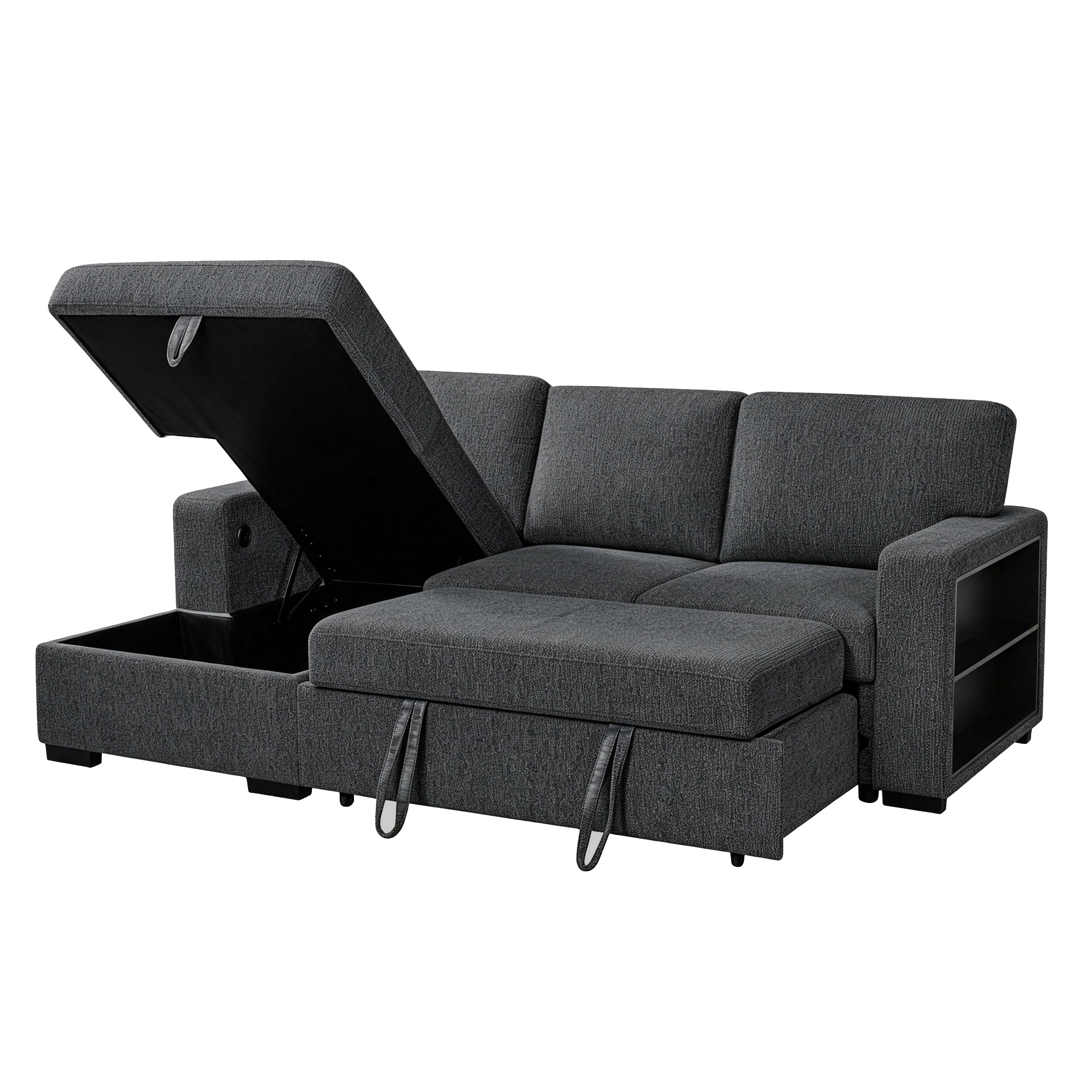 Multi- functional sofa sleeper-L3550-Black