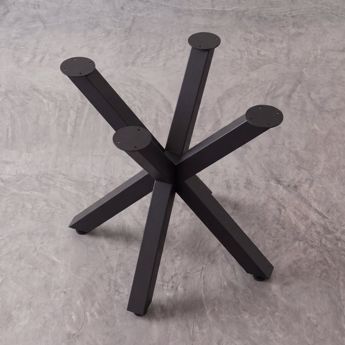 Black Carbon Steel X-Shape Side Table Base(1pcs/CTN)