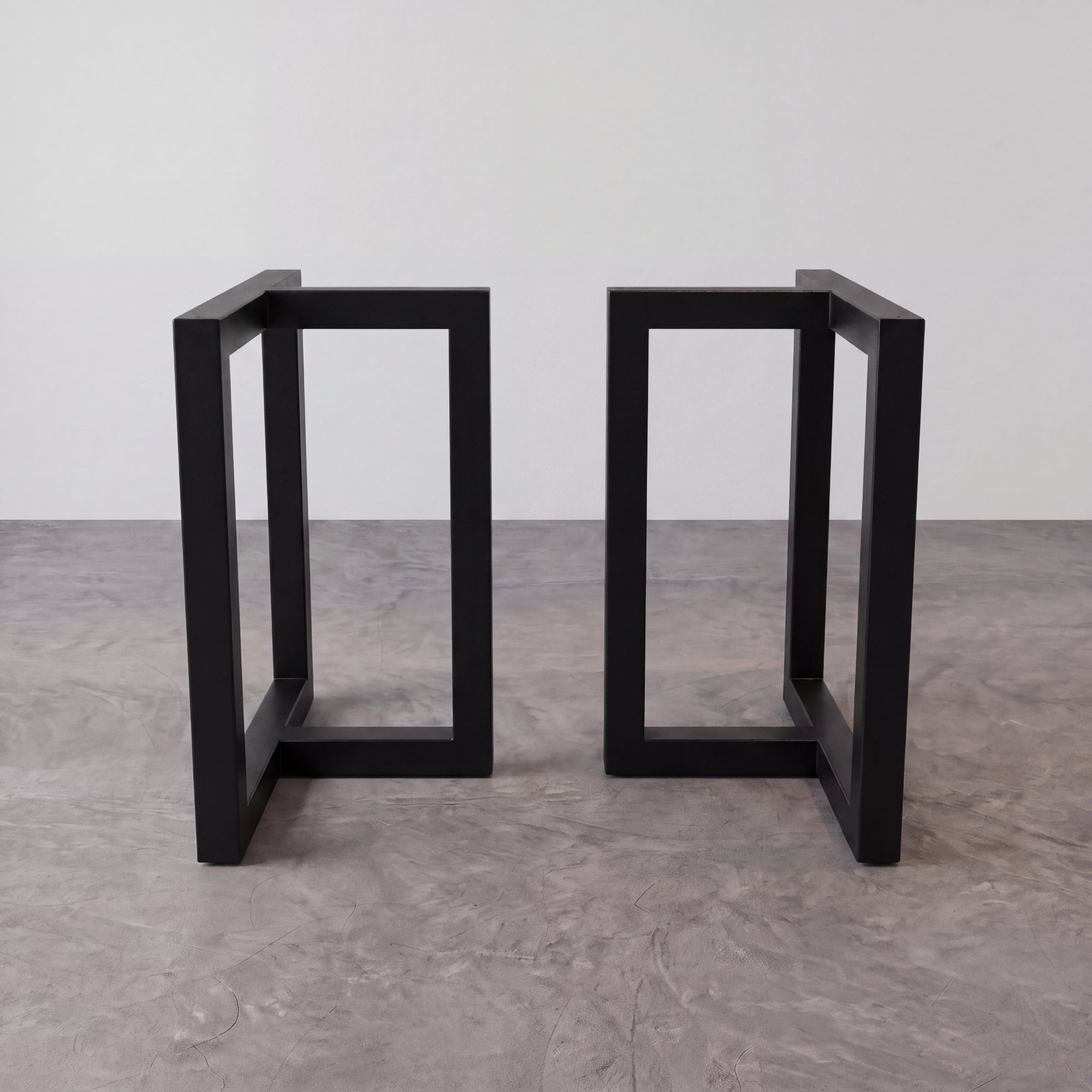 Black T-Shape Carbon Steel Table Leg Frame-MTC01100(2pcs/CTN)