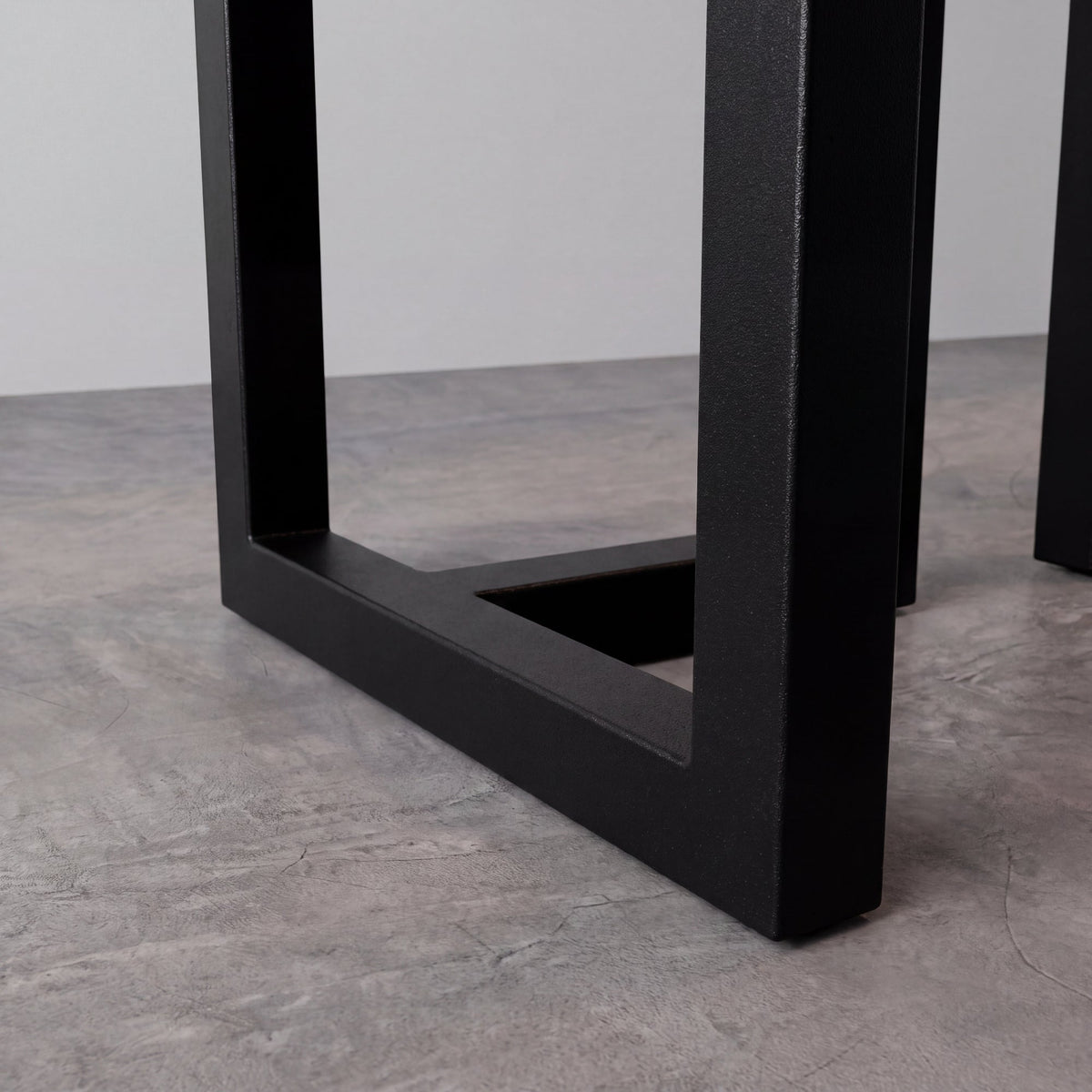Black T-Shape Carbon Steel Table Leg Frame-MTC0185(2pcs/CTN)