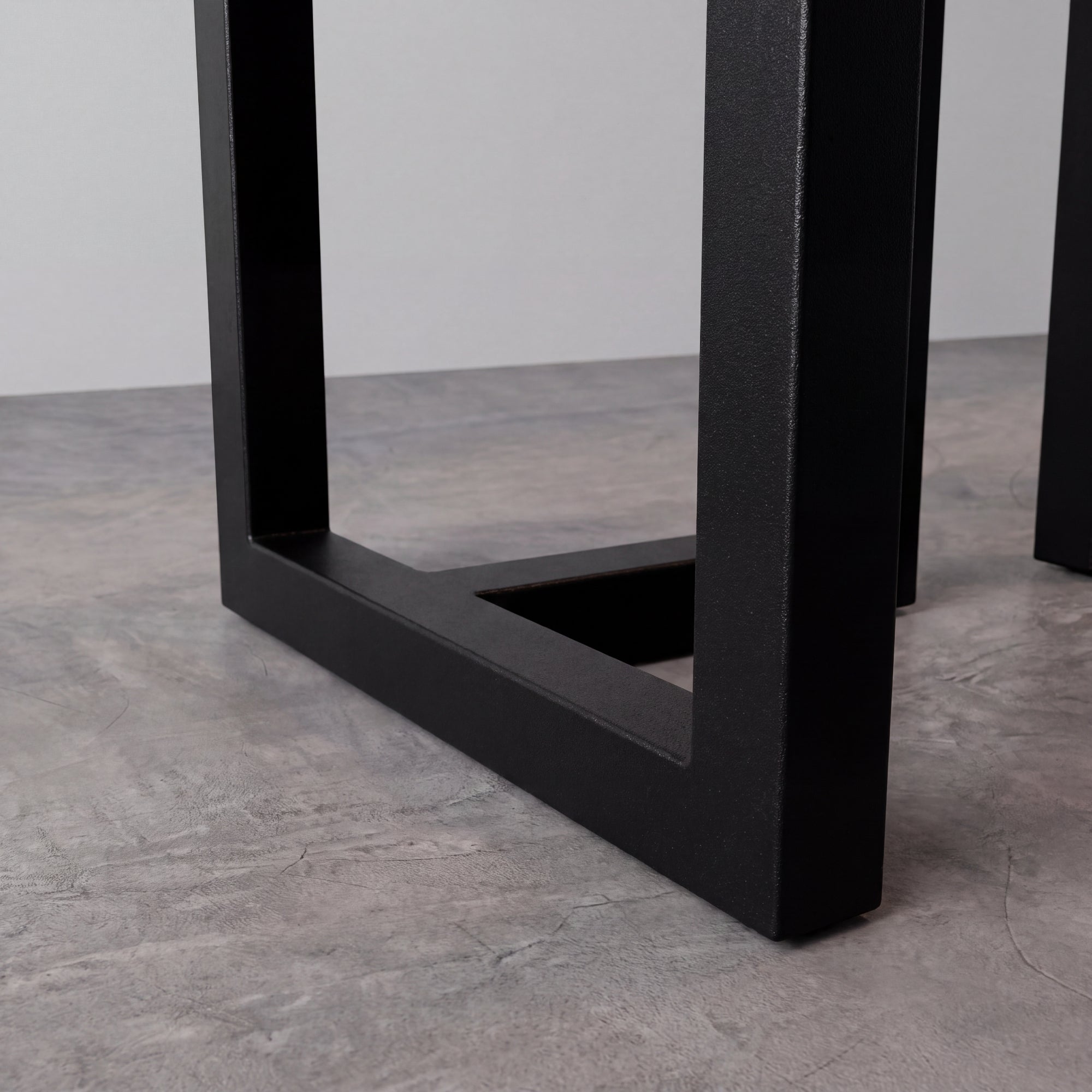 Black T-Shape Carbon Steel Table Leg Frame-MTC01100(2pcs/CTN)