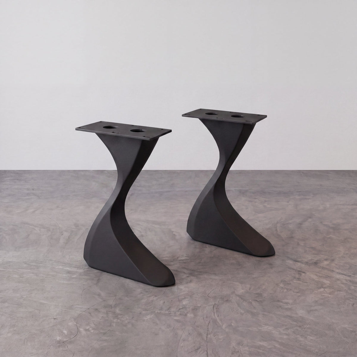 Black Z-Shape Carbon Steel Table Leg Frame(2pcs/CTN)