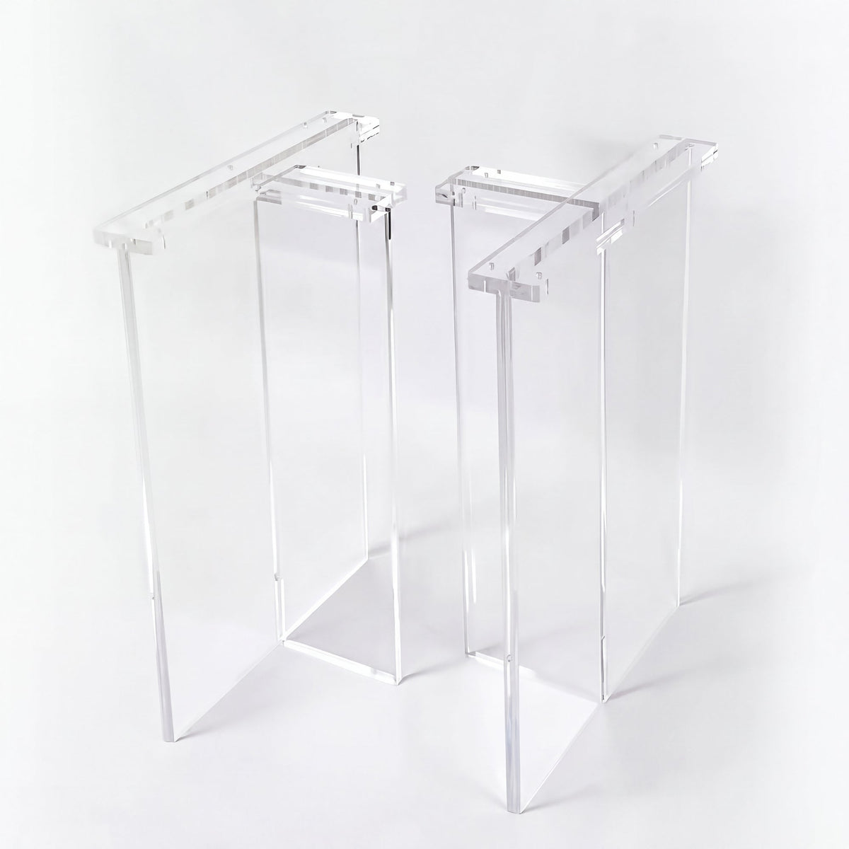 Clear T-Shape Acrylic Table Legs(2pcs/CTN)