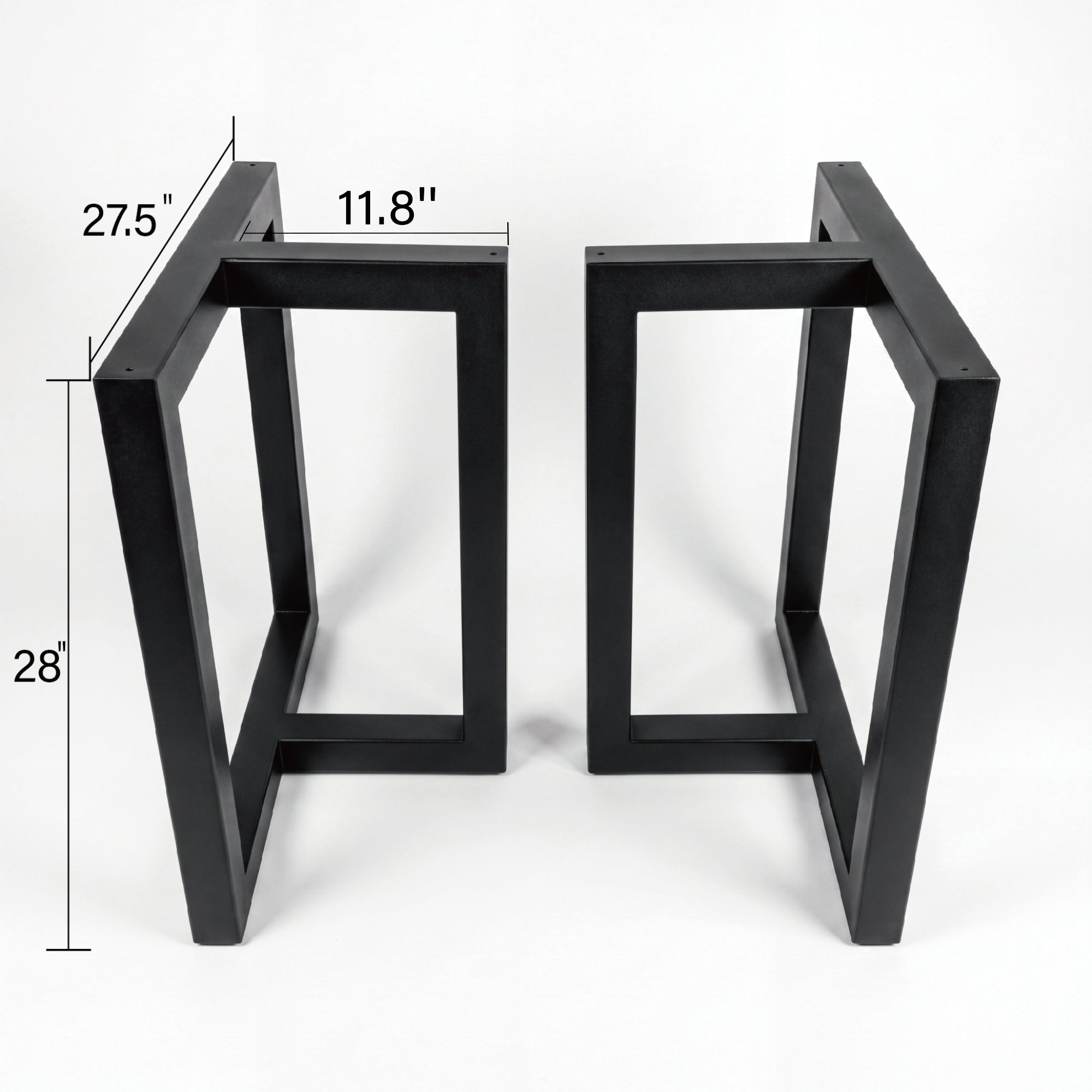 Black T-Shape Carbon Steel Table Leg Frame-MTC0190(2pcs/CTN)