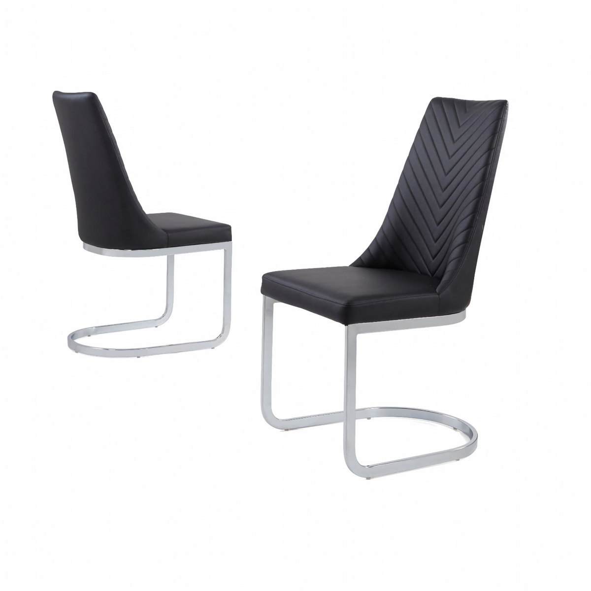 CH002-2PCS/CTN Leather Upholstered Dining Chair