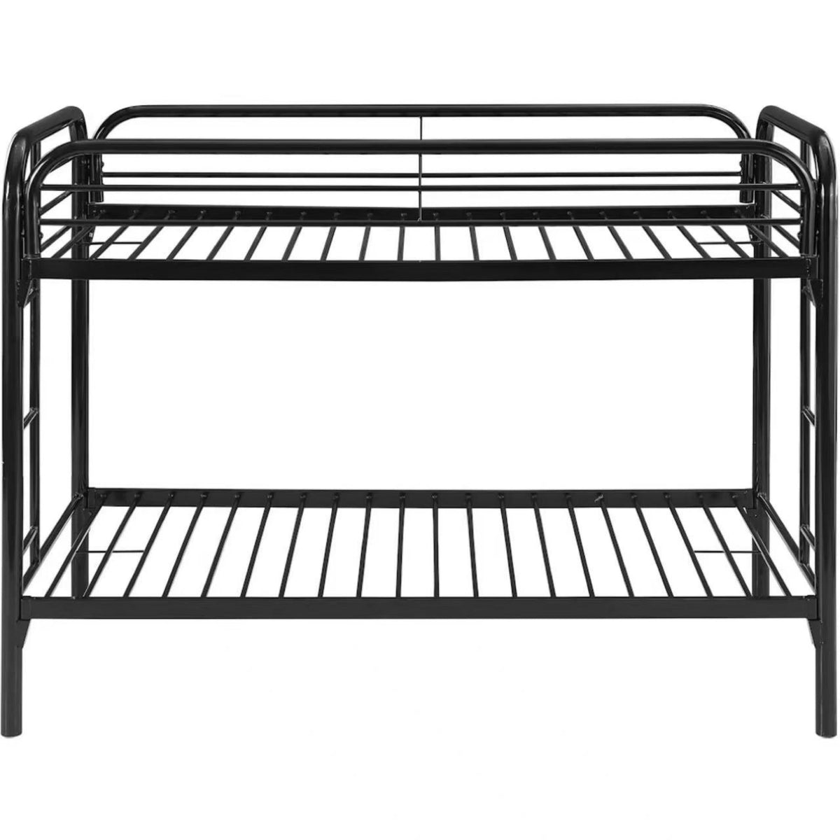 BB001-Heavy‑Duty Metal Bunk Bed Frame, Twin Size Bunk Bed for Kids Adults