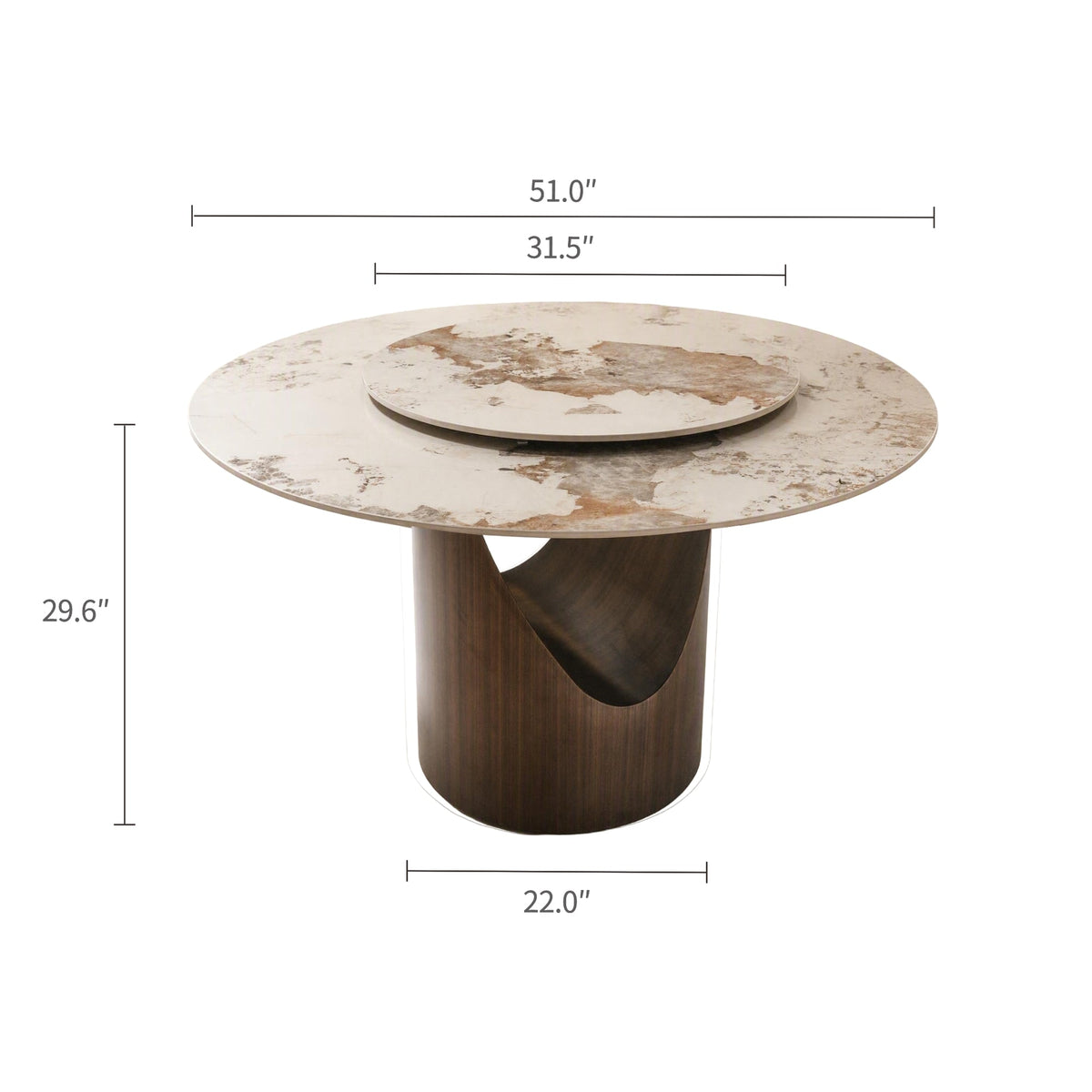 Round Dining table MYCZ001A