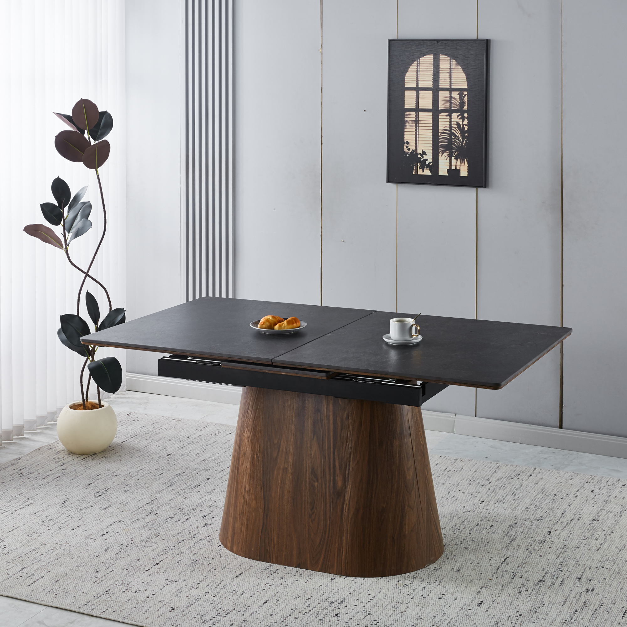 Extendable Design Dining Set