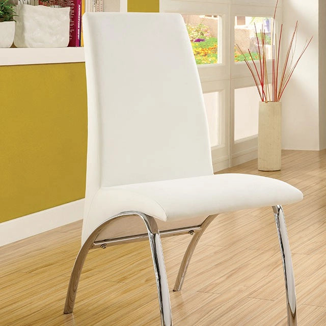 Glenview White Side Chair
