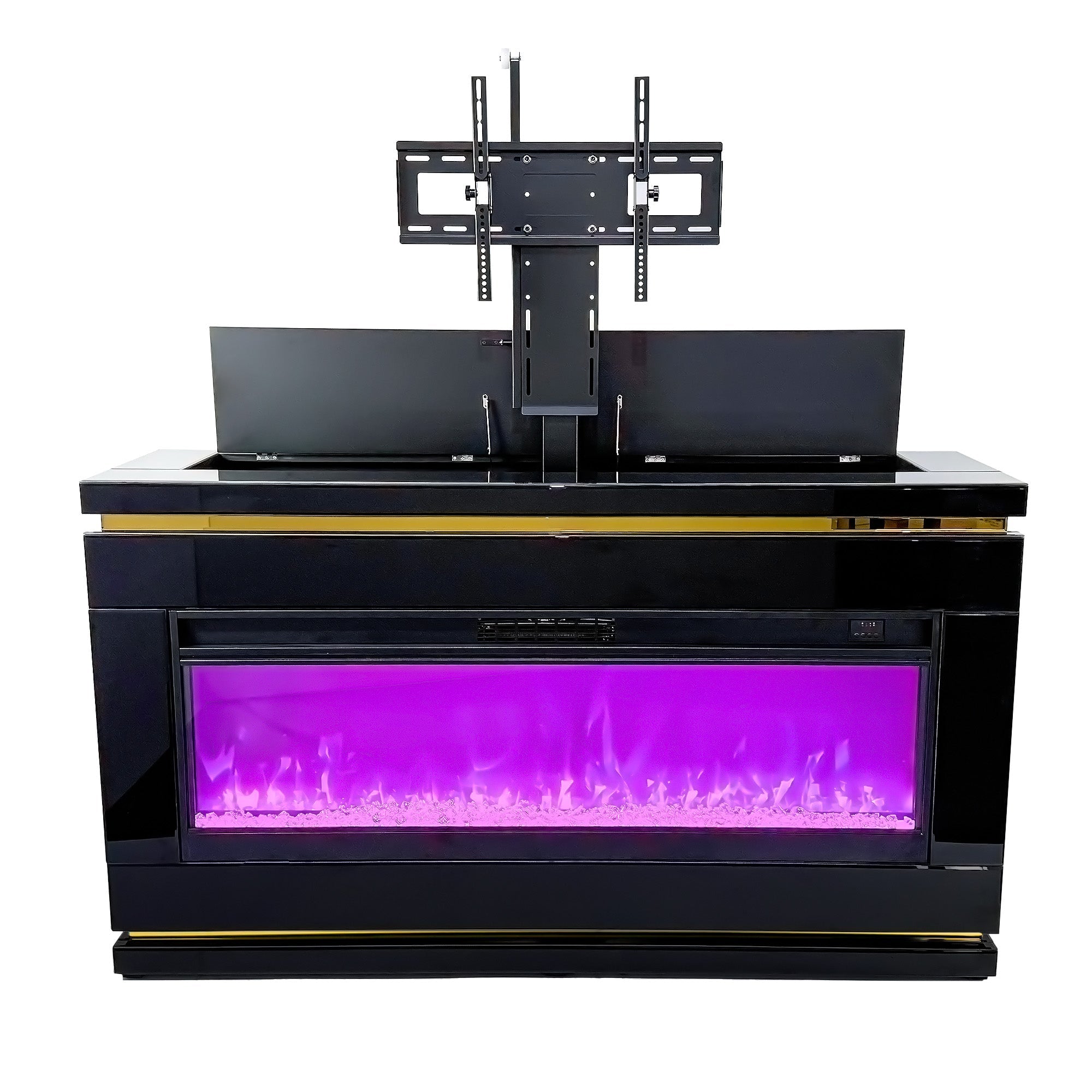 Fully Assembled 71" Modern Electric Fireplace TV Stand