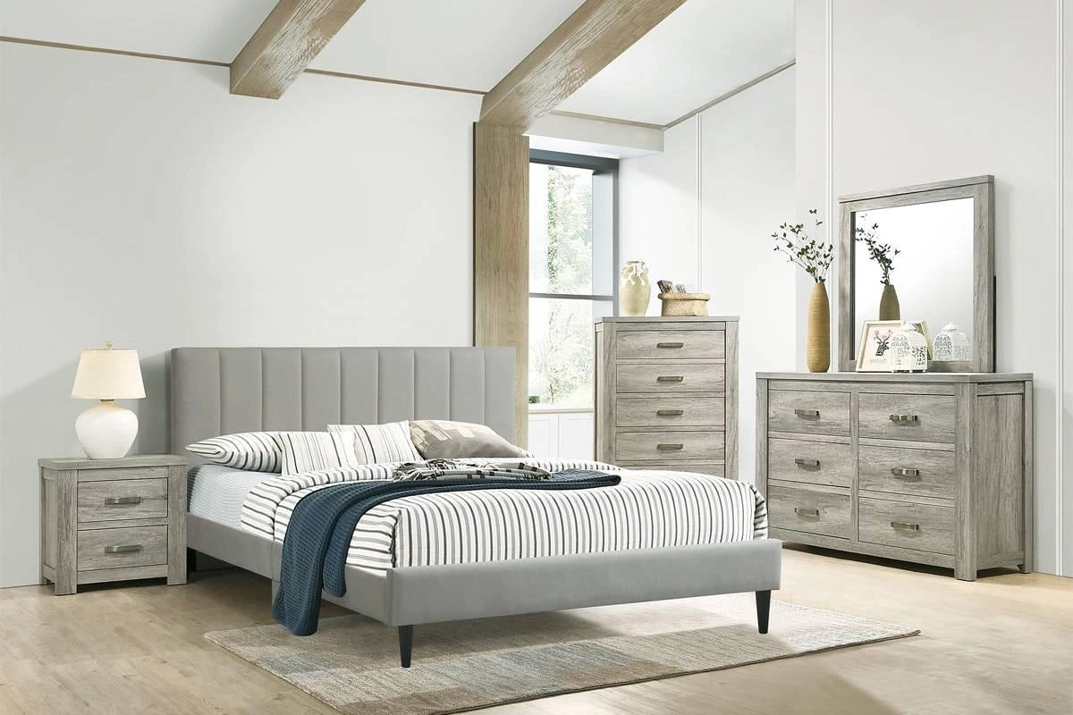 Liihen Mirror in Grey