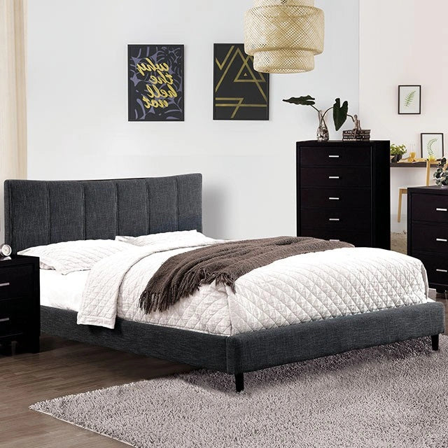 Ennis Queen Bed, Dark