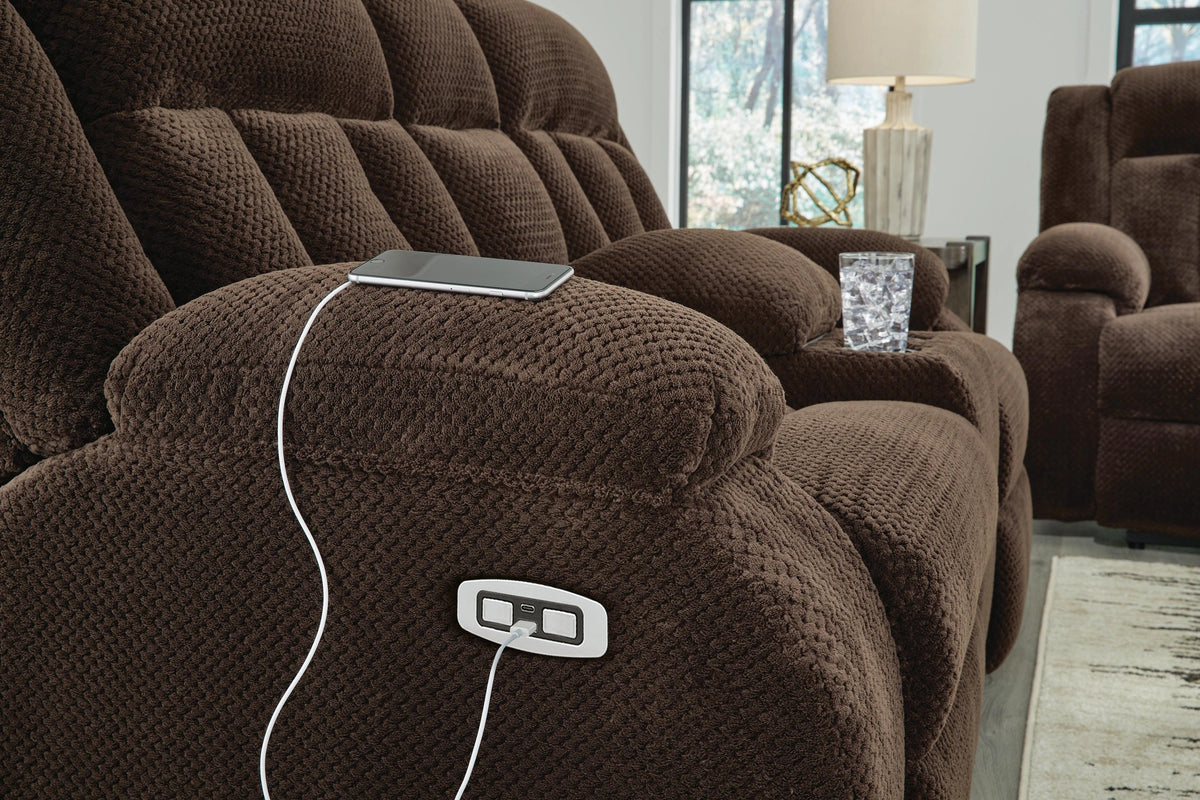 Observation Power Reclining Loveseat with Console