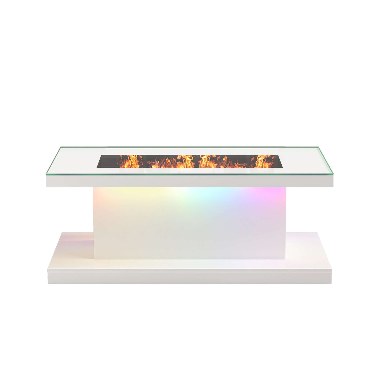 Kelly Coffee Table with Realistic Flame Effect