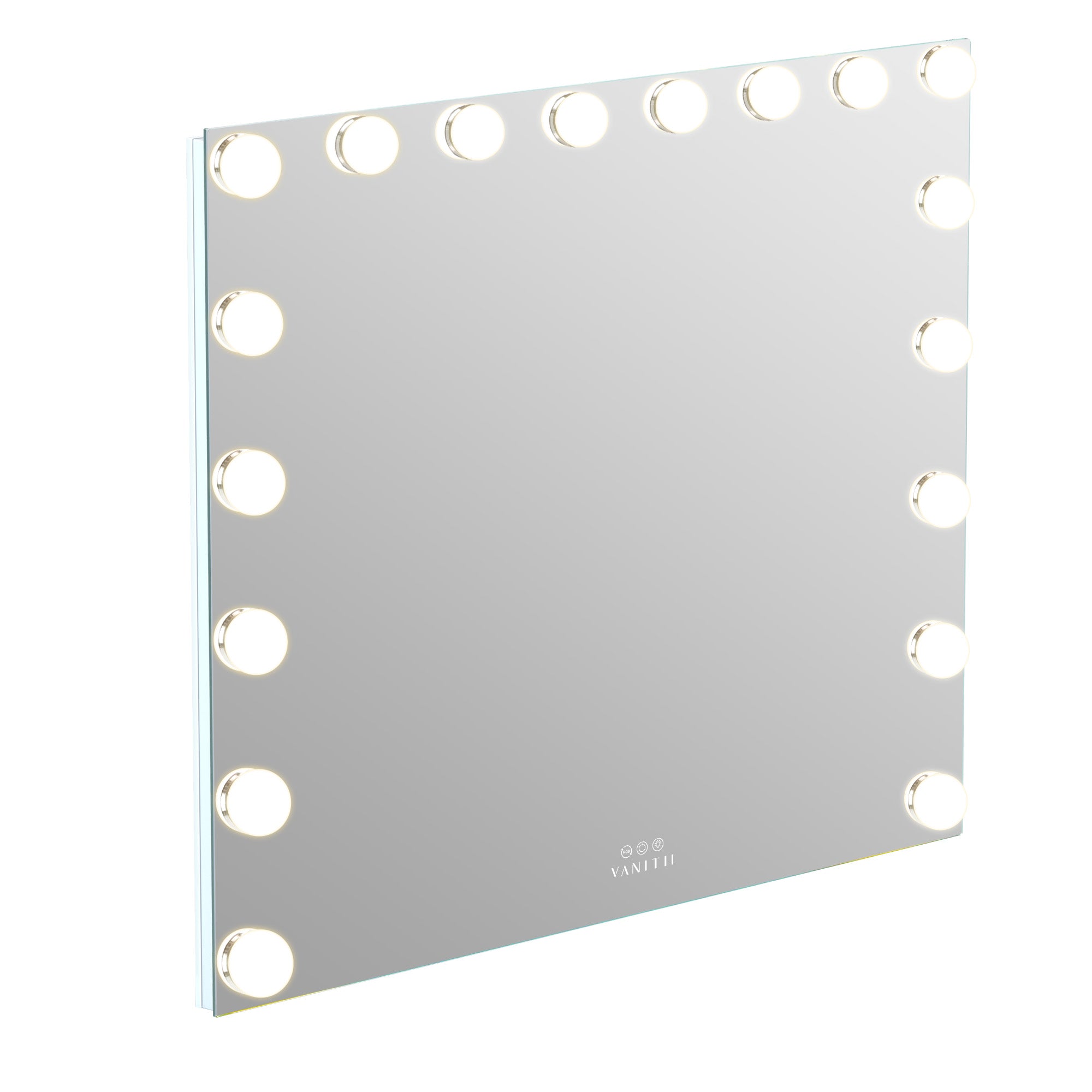 VANITII Mary Hollywood Glow Vanity Mirror with RGB - 18 Dimmable LED Bulbs