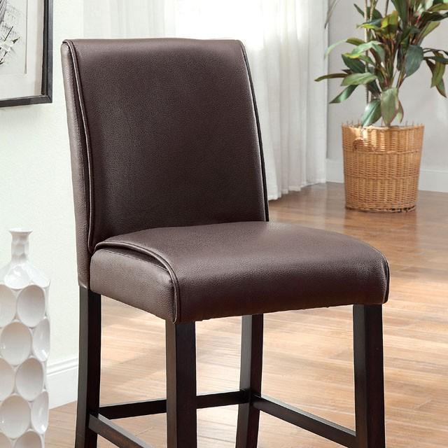 GLADSTONE II Dark Walnut Counter Ht. Chair (2/CTN)