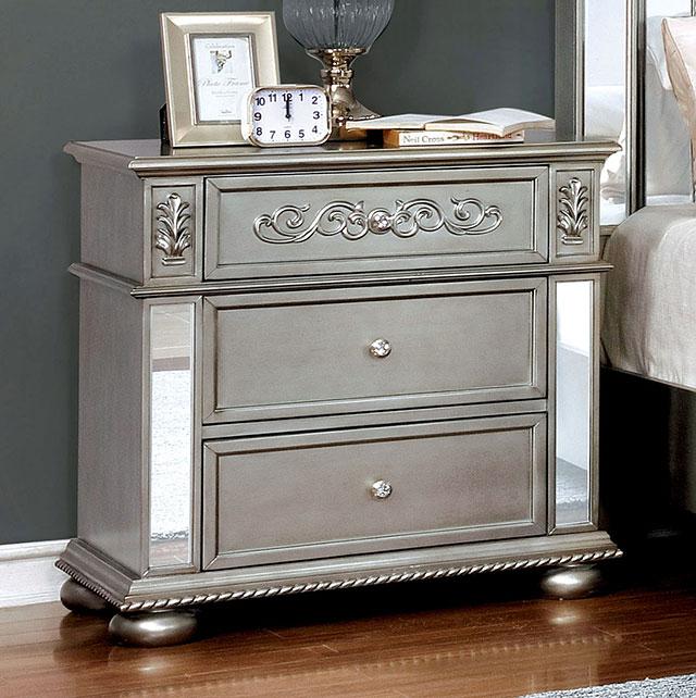 Azha Silver Night Stand