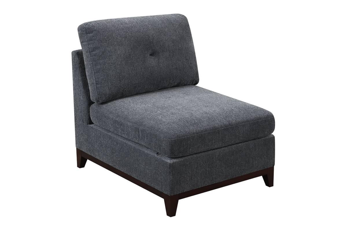 Taiyus Armless Chair in Ash Grey