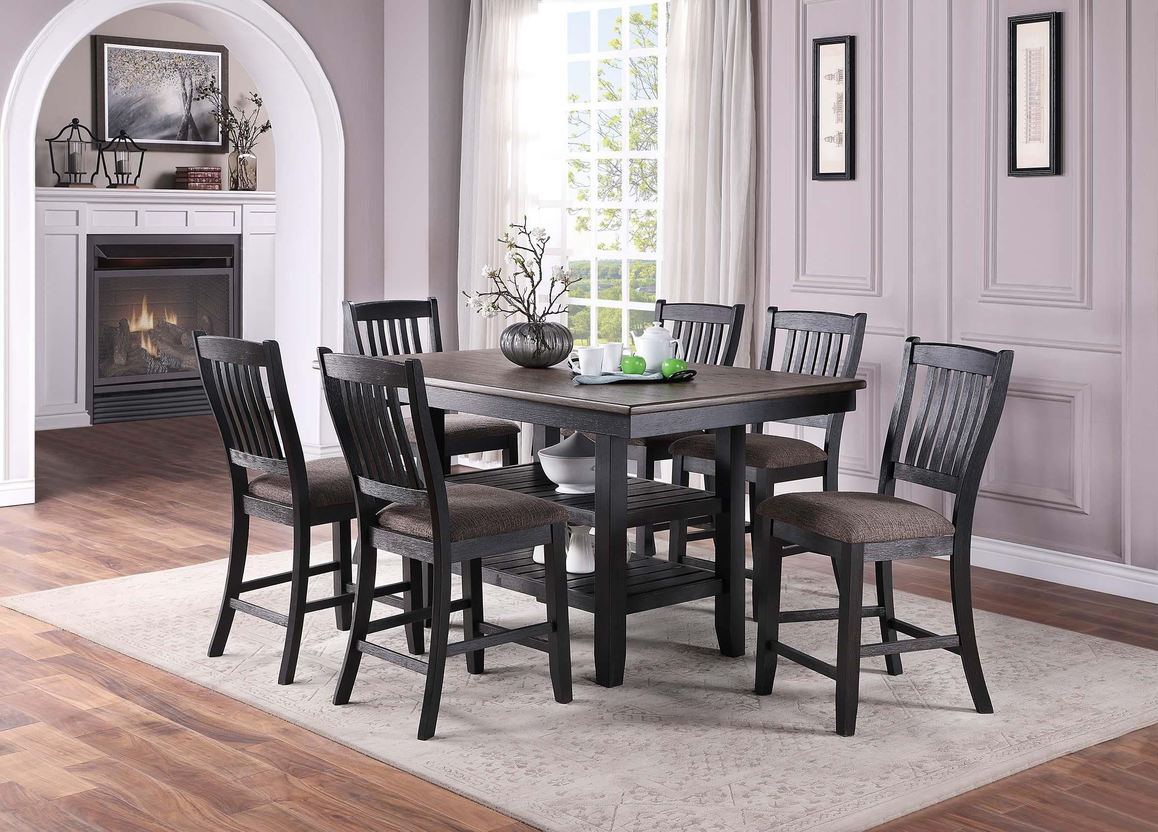 Tamich Counter Height Table in Black