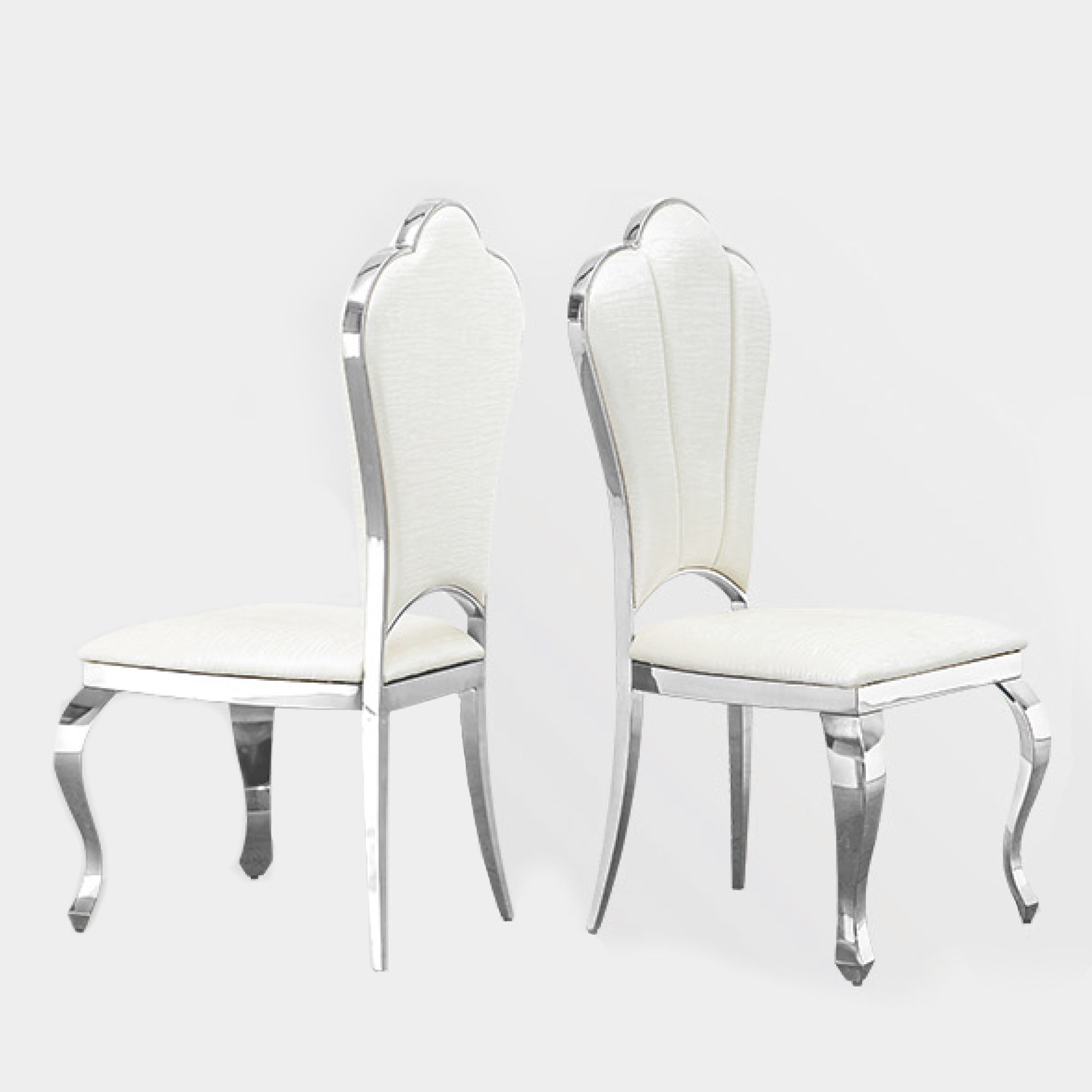 Mirror Gold Finish Dining Chair