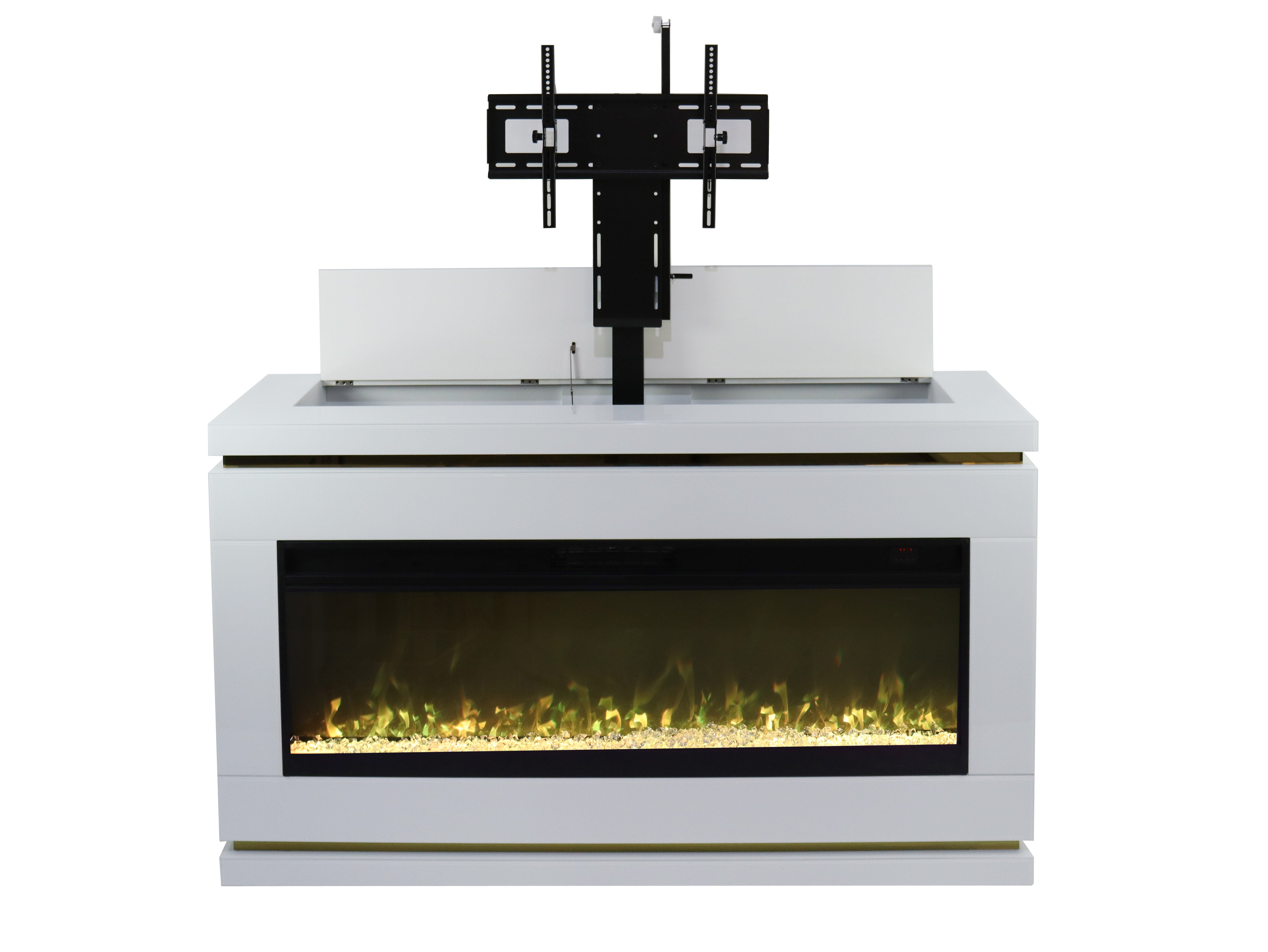 Fully Assembled 71" Modern Electric Fireplace TV Stand