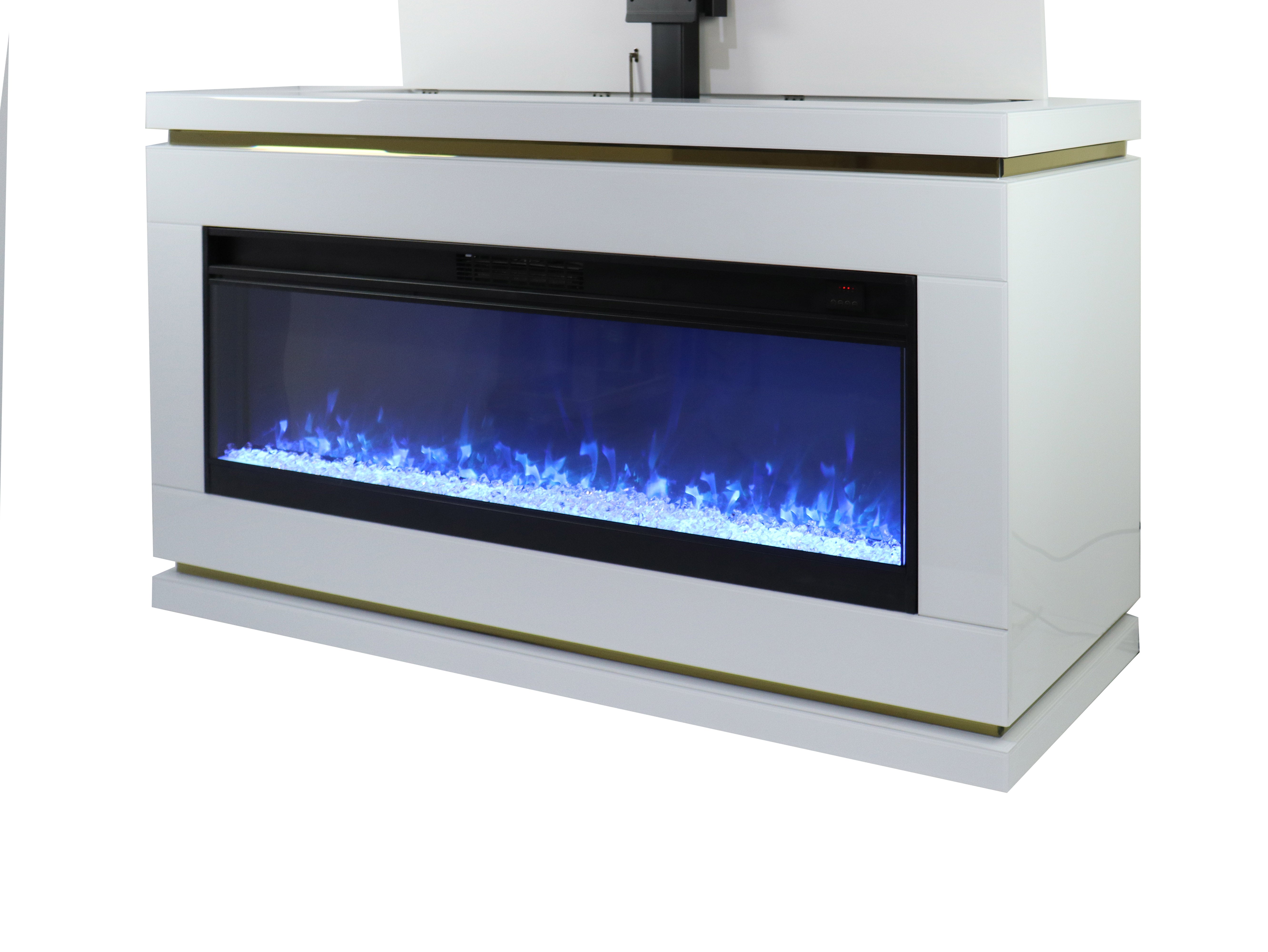 Fully Assembled 71" Modern Electric Fireplace TV Stand