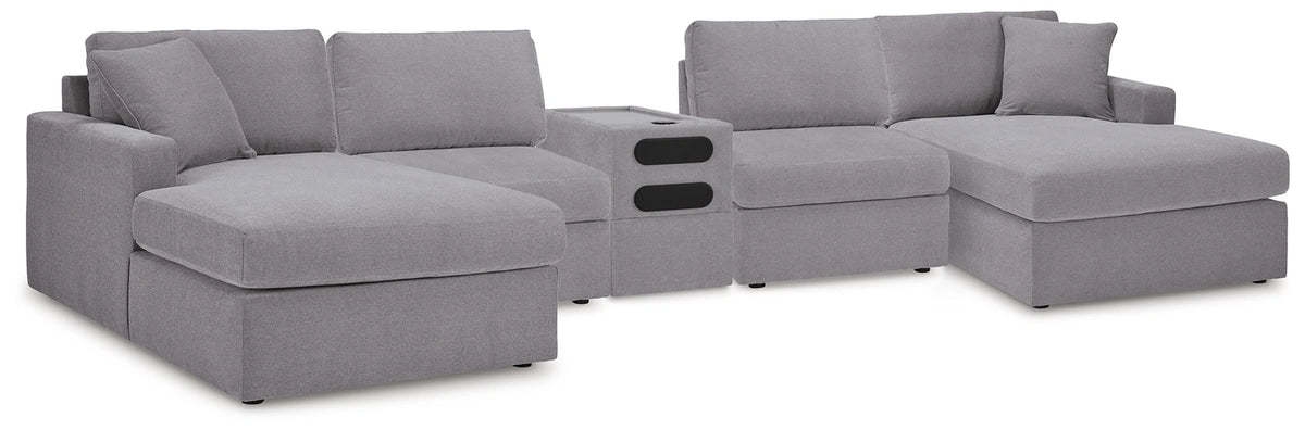 Modmax 5 Piece Sectional with Audio Console