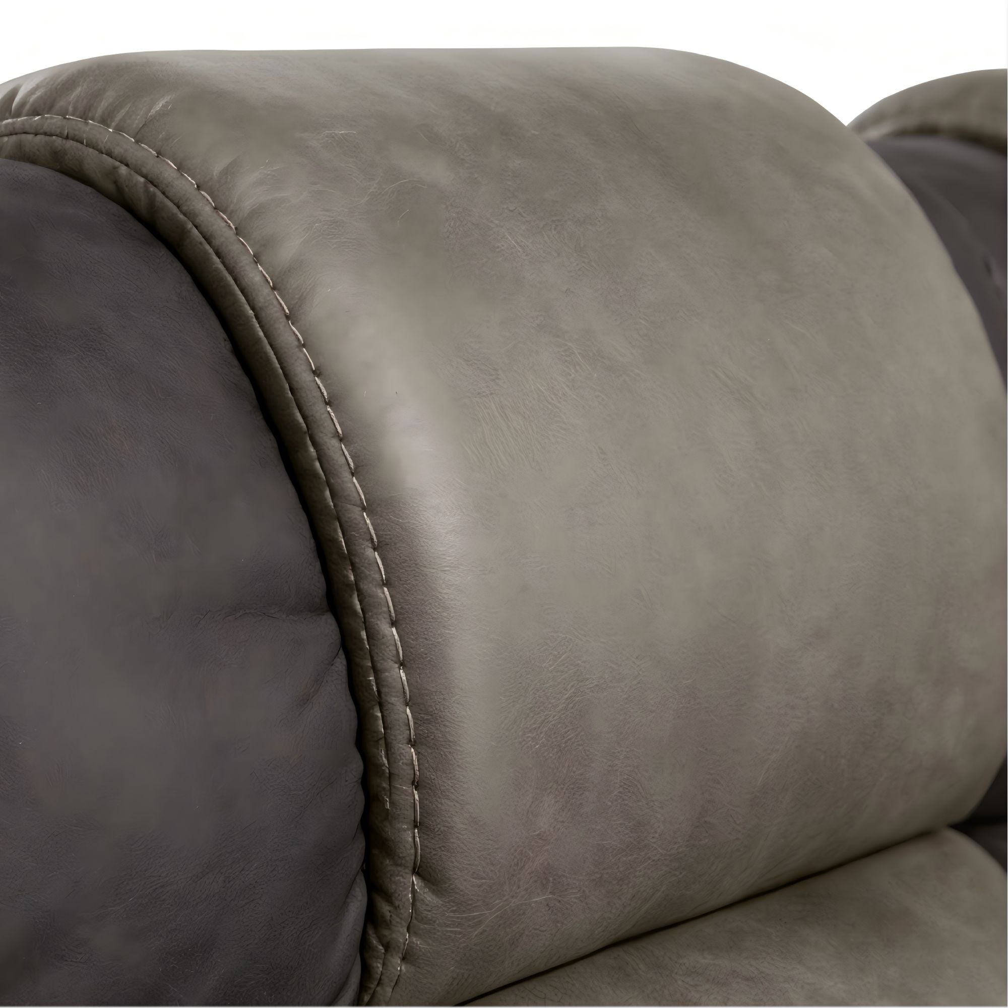 Canyon Classic American Power Reclining Sectional Sofa with Dual-Tone Upholstery