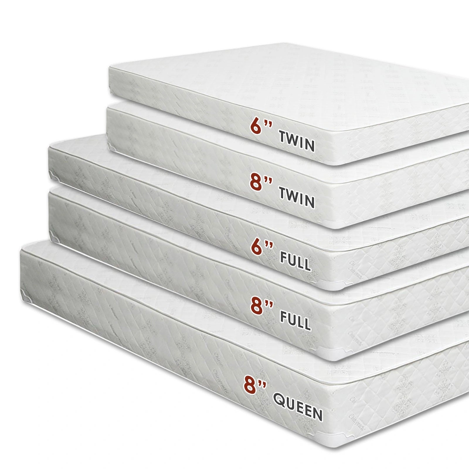 DAISY 8" Bunkie Board Combo Mattress, Full