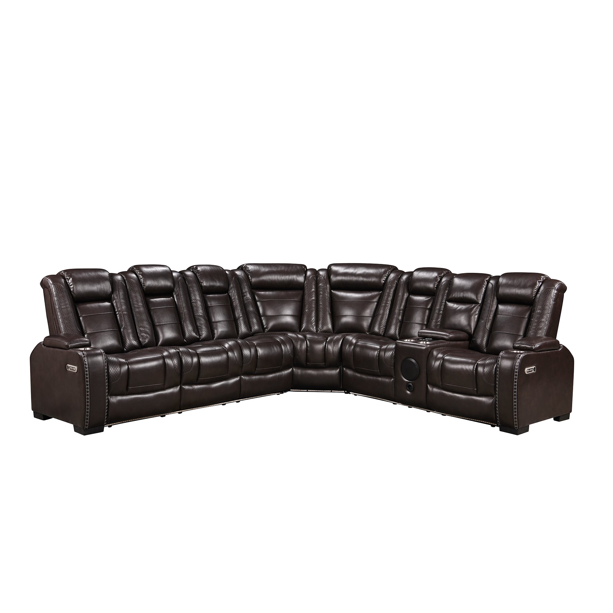 Power Recliner Sectional