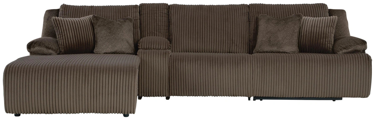 Top Tier Reclining Sectional with Chaise