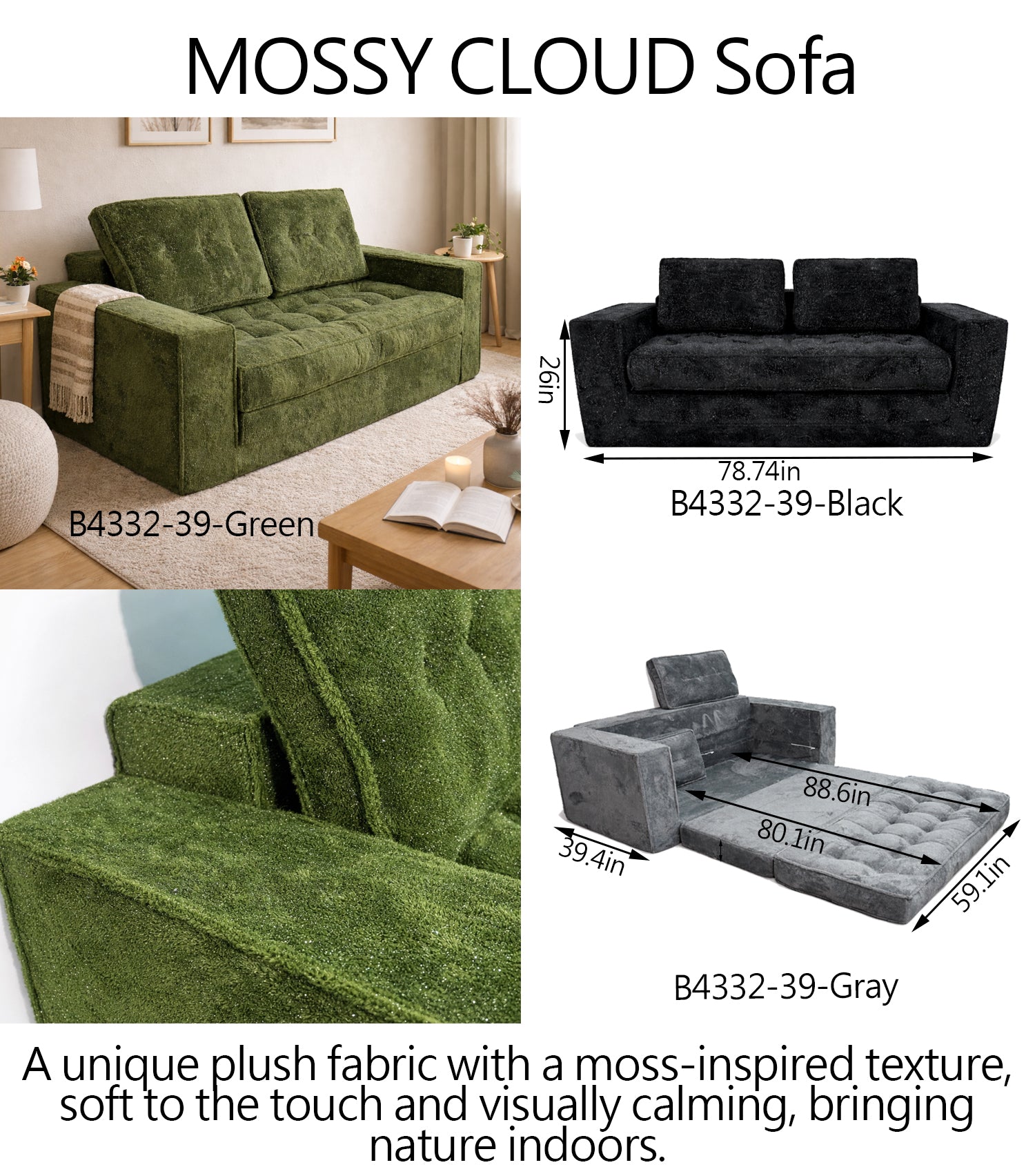 MOSSY CLOUD Sofa