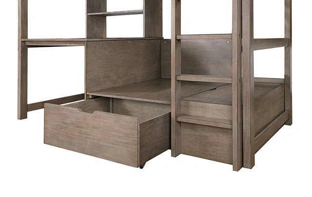 Callistus Twin/Workstation Loft Bed
