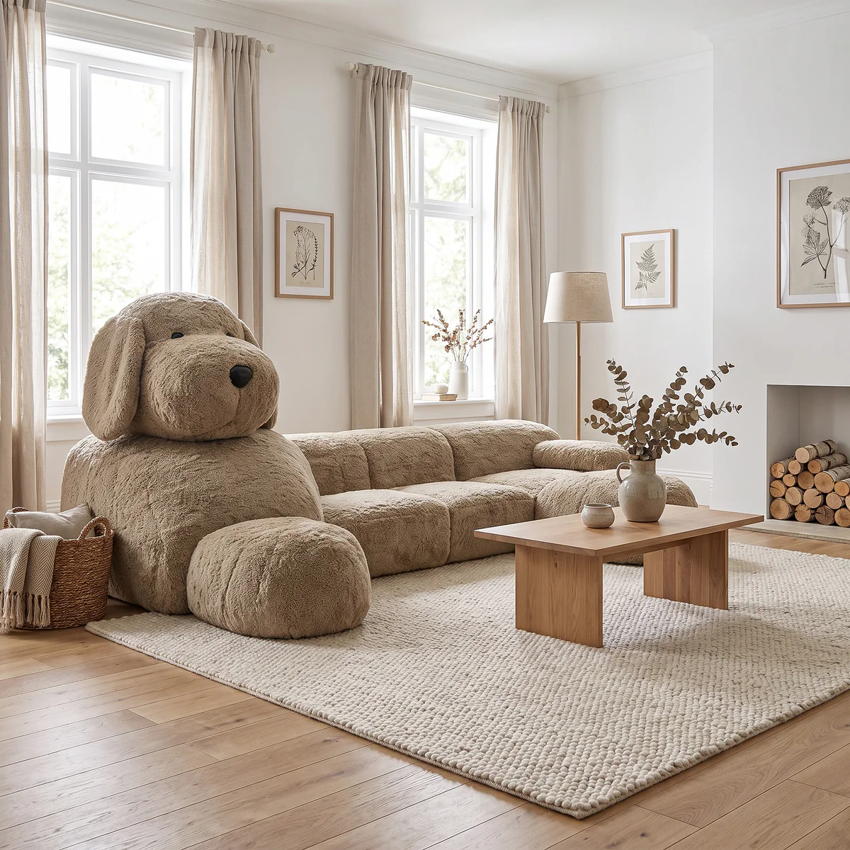 Is This Dog-Shape Sectional Sofa Worth the Fight with My Partner?