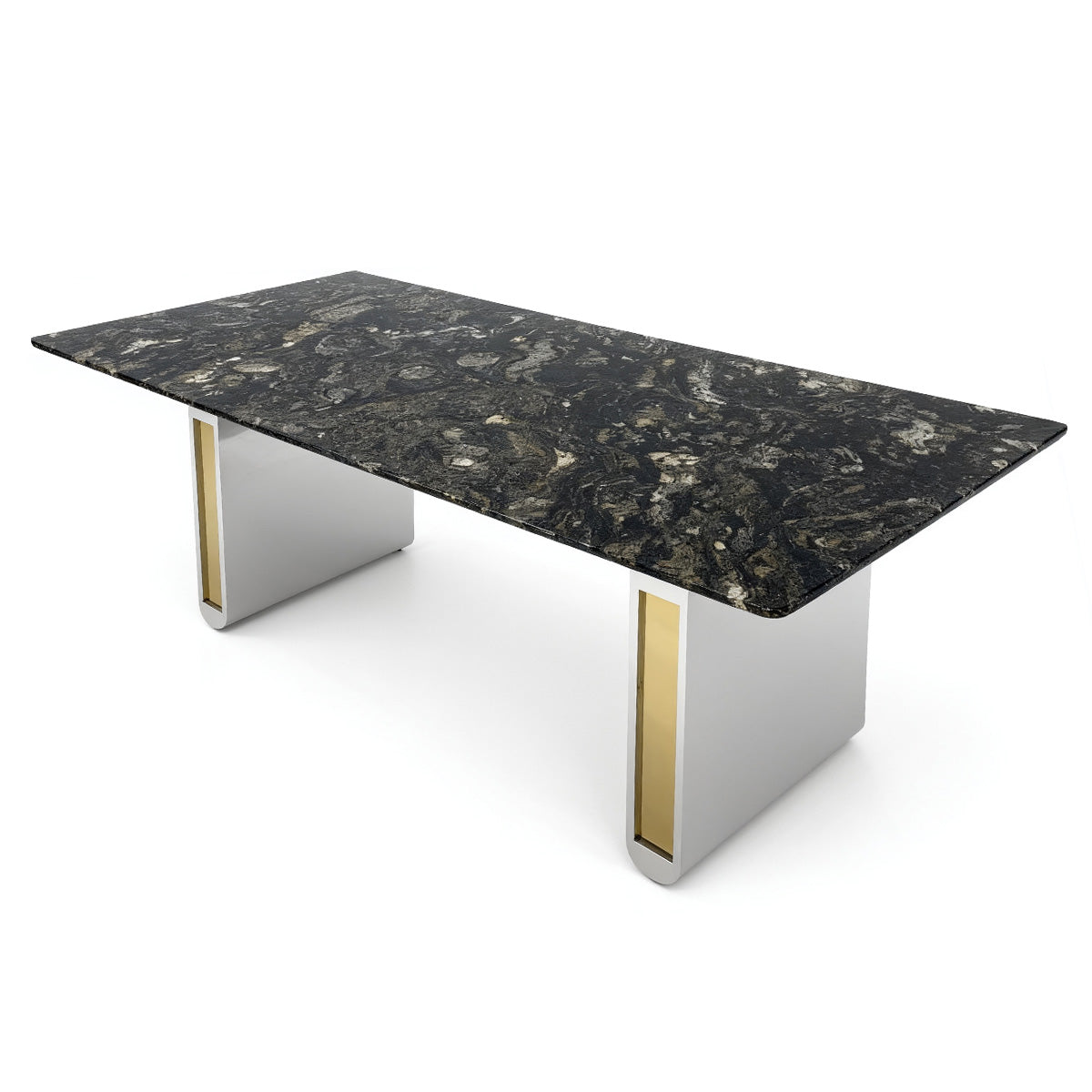Luxurious stone dining table（The brilliant starry river）