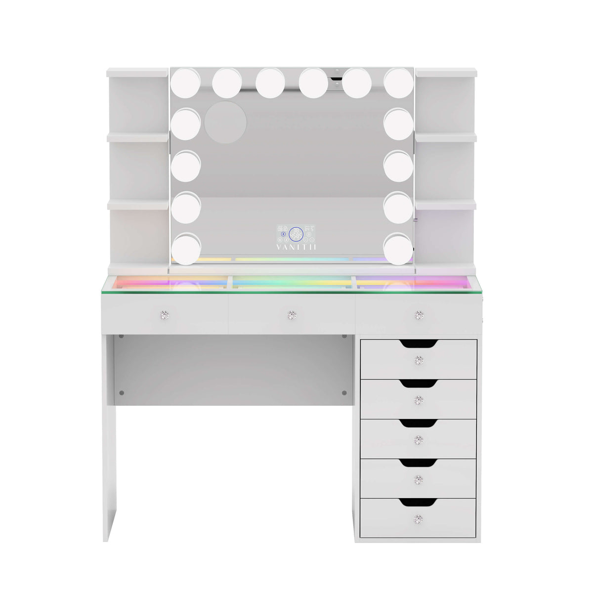 VANITII Display Shelves | Makeup Organizer for Vanity Table