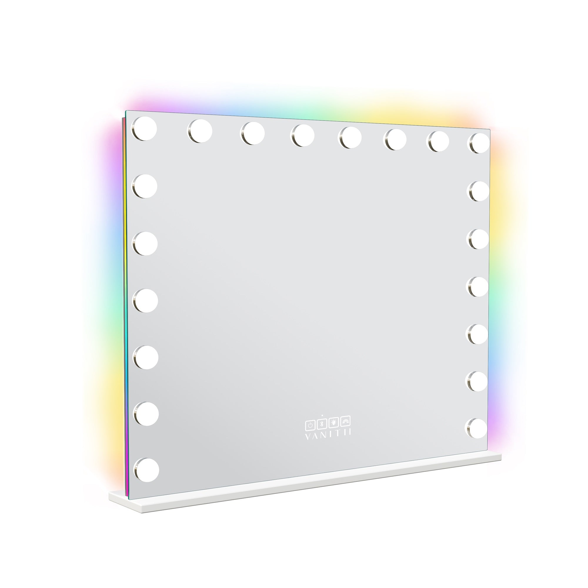 VANITII Mary Hollywood Vanity Mirror with RGB and Bluetooth Speaker