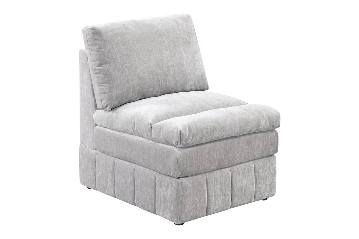 Taiyus Armless Chair in Granite