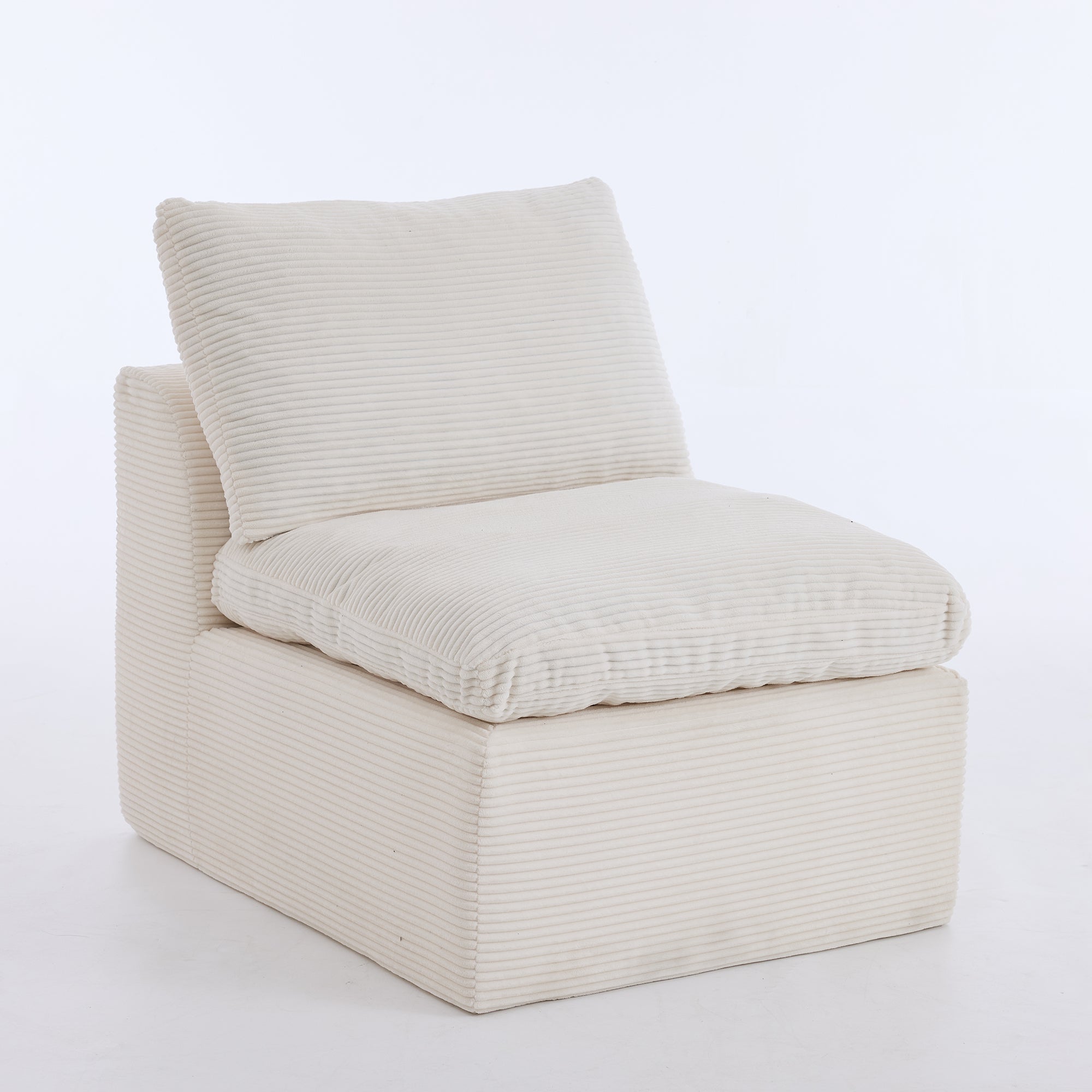 Michia Modular Sectional 6-piece Beige with Ottoman