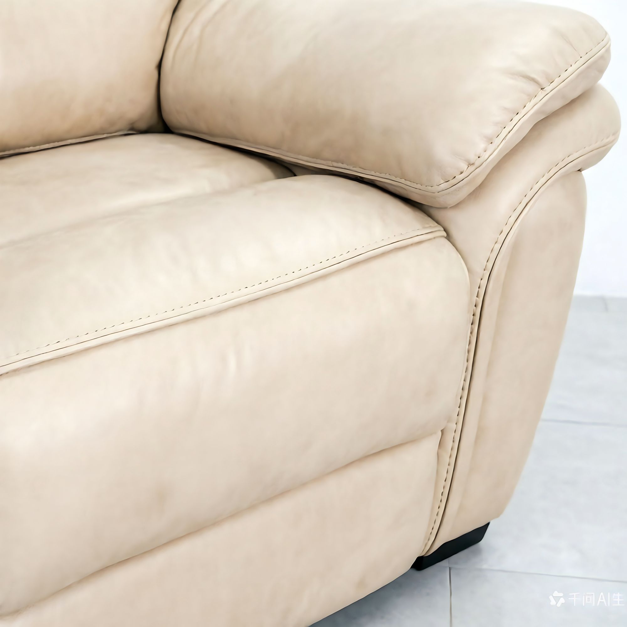 Melt Padded Backrest Faux Leather Recliner 1PP